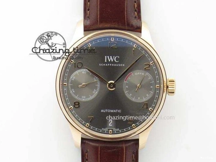 MIROTIME 1217 Portuguese Real PR Real Annual Calendar IW5035 YLF 1:1 Best Edition White Dial On Leather Strap A Refined 7243